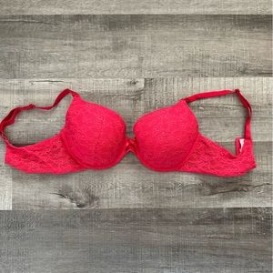 VS Lined Perfect Coverage Lace Bra 34D